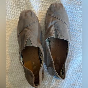 Women's Alpargatas grey flats